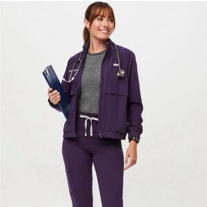 Figs sz S Sydney scrub Women's Dark Purple jacket